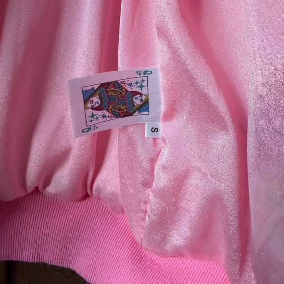 Queen of Sparkles Sequin Iridescent Rainbow Puffer Jacket - Picture 3 of 3